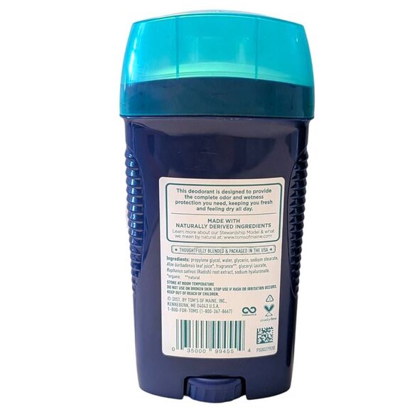 Tom's of Maine Complete Protection Cedar Vetiver 2 Aluminum-Free‎ Deodorants - Picture 4 of 4